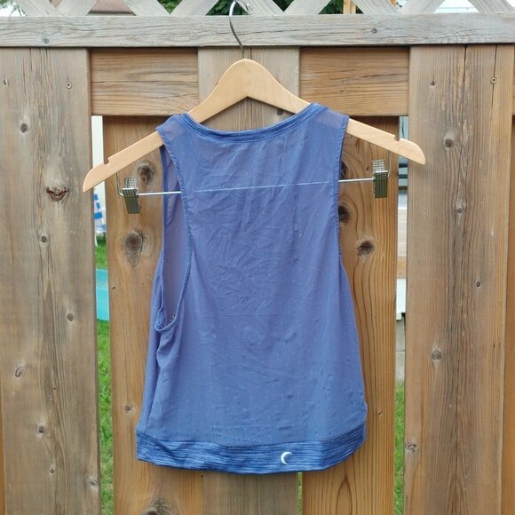 ZYIA Active Mesh Work Out Tank Top Reflective Moon Detailing Women's Siz… - Picture 4 of 5